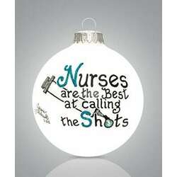 Thumbnail Nurses Are The Best At Calling The Shots Ornament