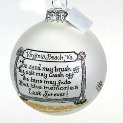 Item 202220 Virginia Beach Phrase Ornament