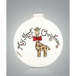 Item 202318 thumbnail Red Giraffe Ornament