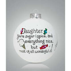 Item 202359 thumbnail Daughter Sweet Ornament