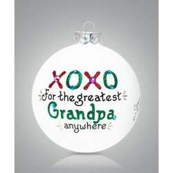Item 202371 Grandpa XOXO Ornament