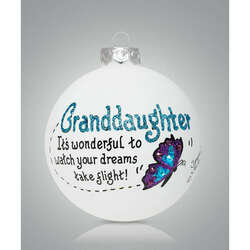 Item 202372 Granddaughter Butterfly Ornament
