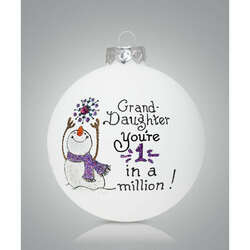 Item 202374 Granddaughter #1 Ornament