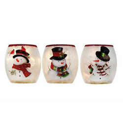 Item 212015 Frosty's Friends Pre-lit Votive