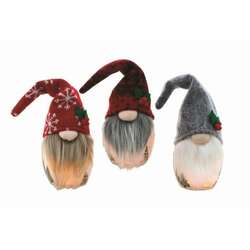 Item 212019 Pre-lit Small Gnomes Jar With Hat