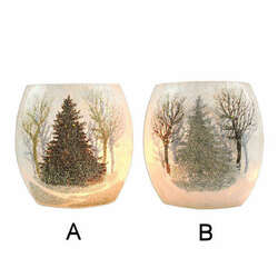 Item 212041 Glittering Wonderland Small Lighted Jar