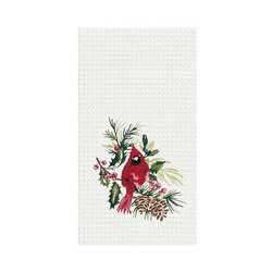 Item 231009 thumbnail Male Cardinal Botanical Kitchen Towel