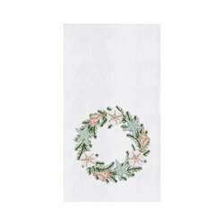 Item 231069 thumbnail Shell Christmas Wreath Kitchen Towel