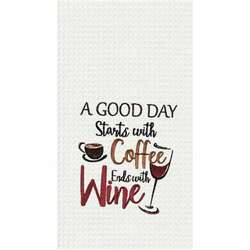 Item 231099 thumbnail Good Day Starts With Coffee Kitchen Towel