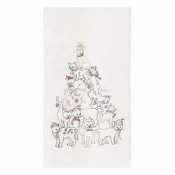 Item 231239 thumbnail Cat Christmas Tree Kitchen Towel
