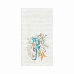 Item 231290 thumbnail Seahorse and Coral Kitchen Towel
