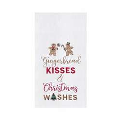 Item 231310 thumbnail GINGERBREAD KISSES KITCHEN TOWEL