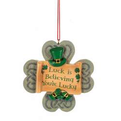 Item 260204 thumbnail Irish Clover Ornament