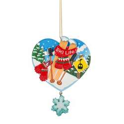 Item 260219 Ski Life Ornament