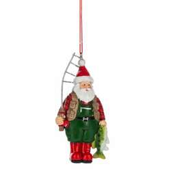 Item 260246 thumbnail Santa Fishing Ornament