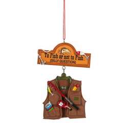 Item 260252 thumbnail Fishing Vest Ornament
