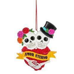 Item 260306 thumbnail Day Of Dead Couple Ornament