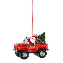 Item 260568 thumbnail Santa Monster Truck Ornament