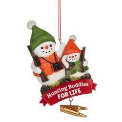 Item 260621 thumbnail Snowman Hunting Ornament
