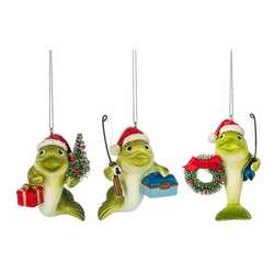 Item 260631 thumbnail Holiday Fishing Ornament