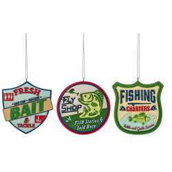 Item 260665 thumbnail Fishing Plaque Ornament