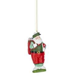 Item 260804 thumbnail Santa Golfing Ornament