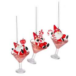 Item 260869 thumbnail Gnome Martini Ornament