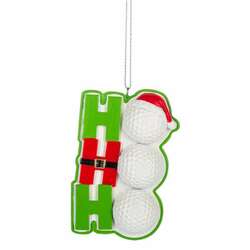 Item 260871 thumbnail Golf Ho Ho Ho Ornament