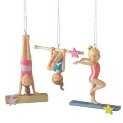 Item 260991 Girl Gymnast Ornament
