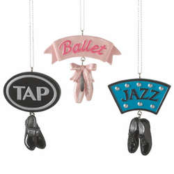 Item 261100 Pair of Tap/Ballet/Jazz Dance Shoes Ornament