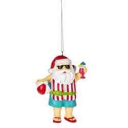 Item 261243 thumbnail Santa Beach Ornament
