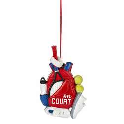 Item 261676 Tennis Bag Ornament