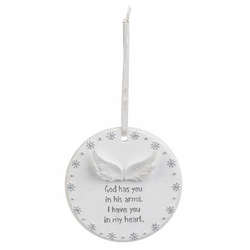 Item 262125 thumbnail God Has You In His Arms Baby Memorial Ornament