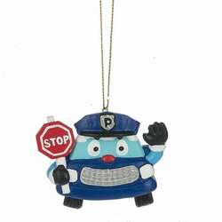 Item 262134 Police Car Ornament