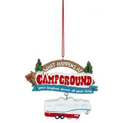 Item 262248 thumbnail What Happens At The Campground Ornament