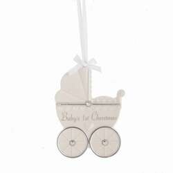 Item 262274 thumbnail Baby's First Christmas Baby Carriage Ornament
