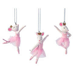 Item 262327 Mouse Ballerina Ornament