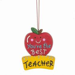 Item 262354 You're The Best Teacher Sign Ornament