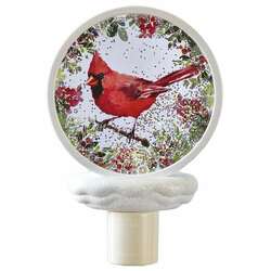Item 262625 thumbnail Cardinal Ornament LED Night Light