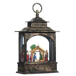 Item 281012 Lighted Nativity Scene Water Lantern