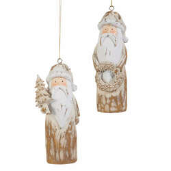 Item 281078 thumbnail Natural Santa Ornament