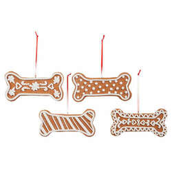 Thumbnail Gingerbread Dog Bone Ornament