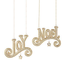 Item 281302 thumbnail Gold Joy/Noel Ornament