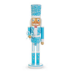 Item 281360 thumbnail Blue Gittered Nutcracker