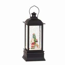 Item 281415 Lighted Santa And Snowman Water Lantern