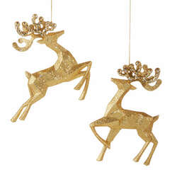Item 281623 thumbnail Gold Deer Ornament