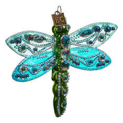 Item 281774 thumbnail Blue Fantasy Dragonfly Ornament