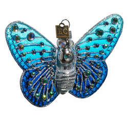 Item 281790 thumbnail Blue Fantasy Butterfly Ornament