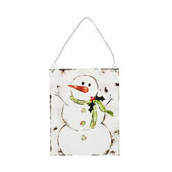 Item 281940 thumbnail Snowman Wooden Ornament