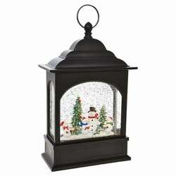Item 282025 Snowman Caroler Lighted Water Lantern